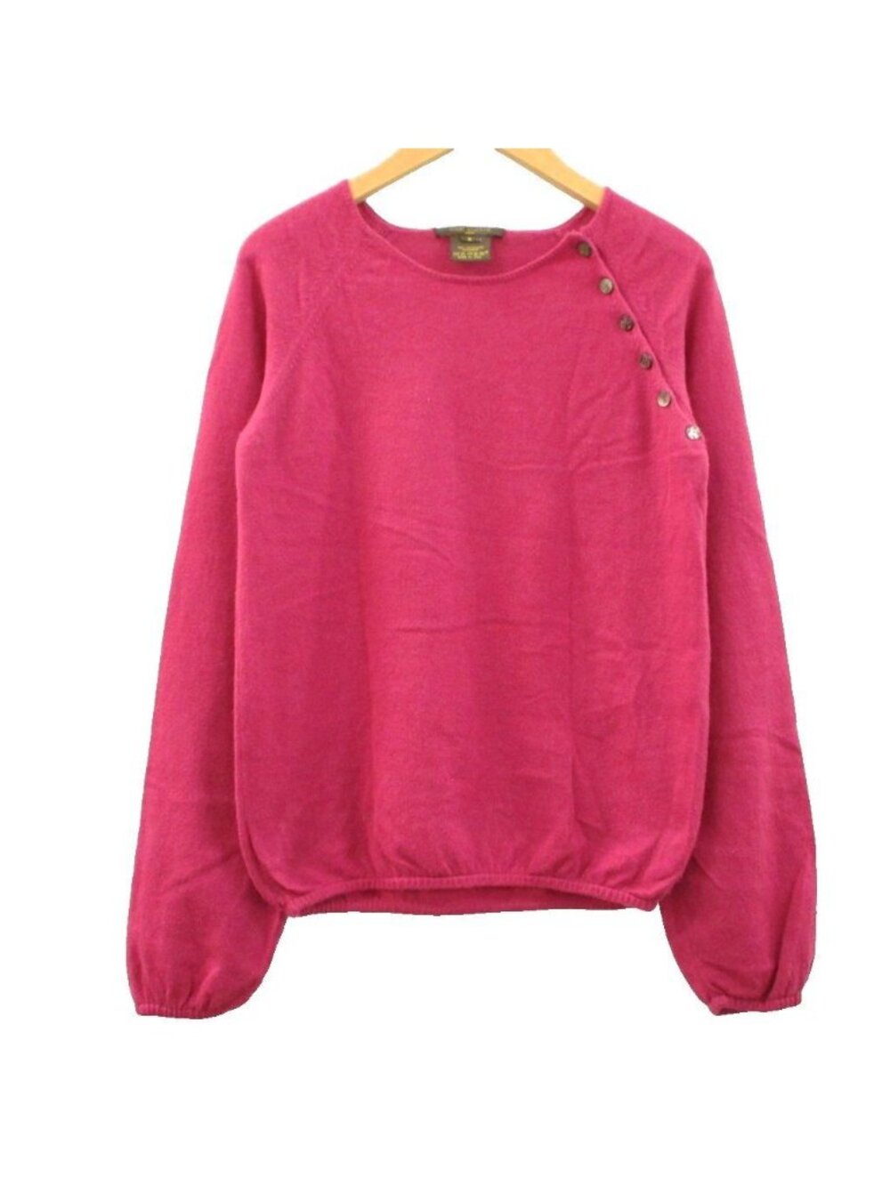 Louis Vuitton Cashmere Knit Pullover Pink Top Sweater S